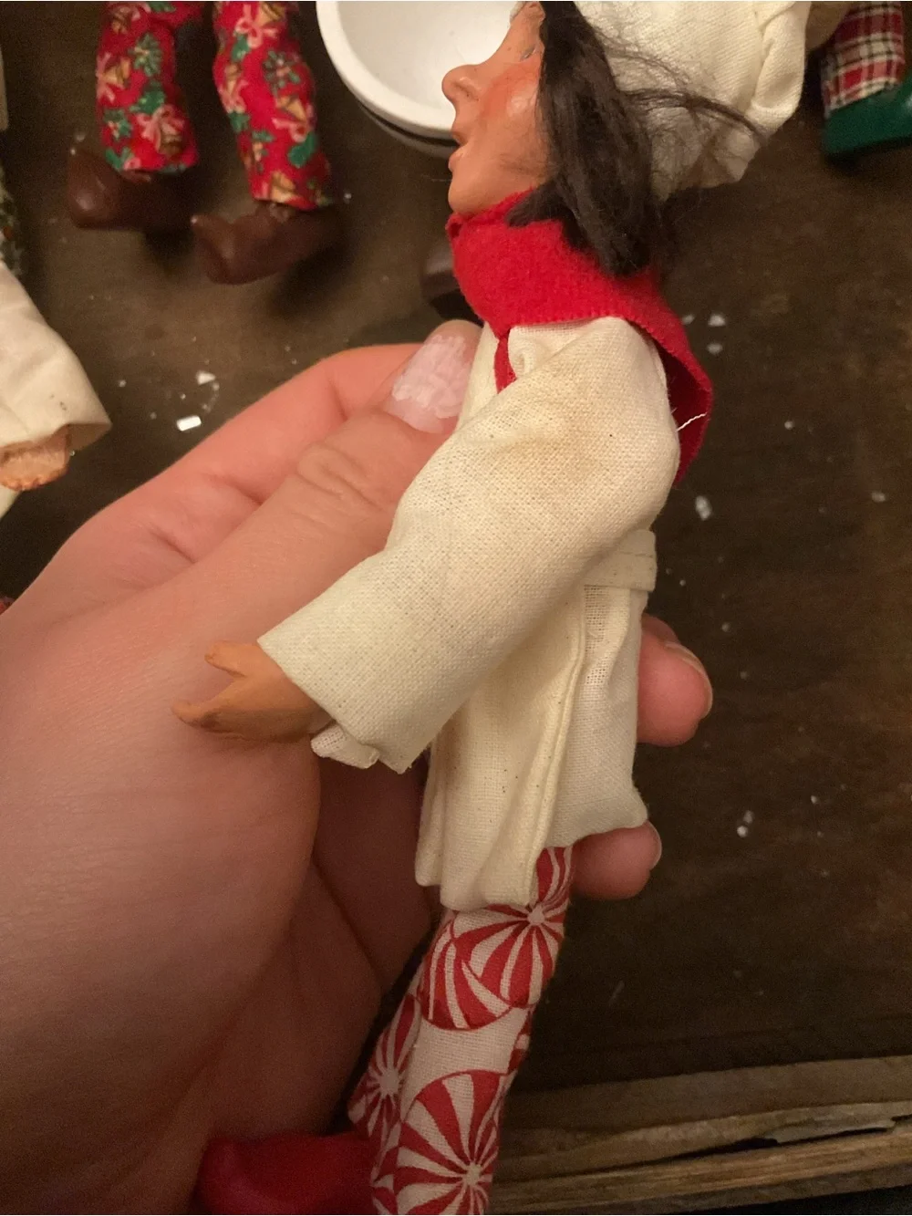 Rare Find Vtg Byers Choice Kindle Creations Lot of 8 Christmas Chef Ornaments